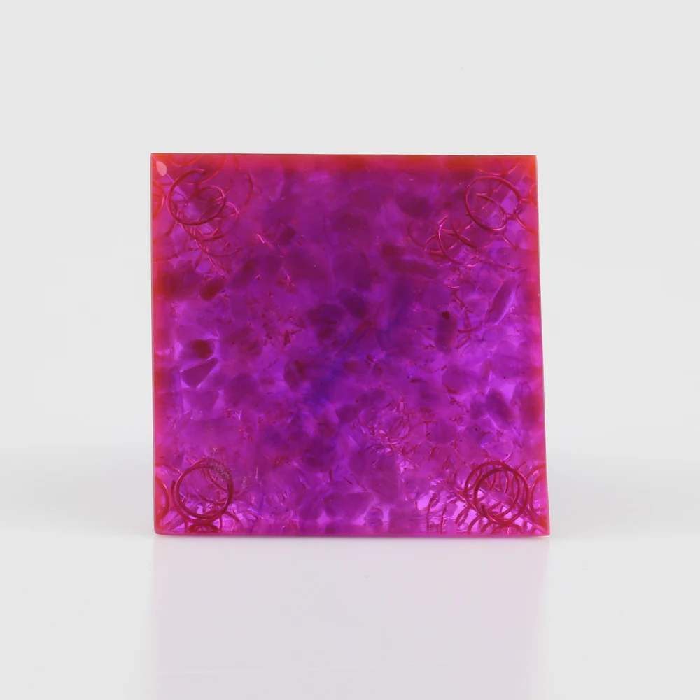 

Orgonite Pyramid Spiritual Healing Energy Orgone Natural Brazil Amethyst Crystal Rock Quartz Gem Stone Reiki 7 Chakra Home Decor