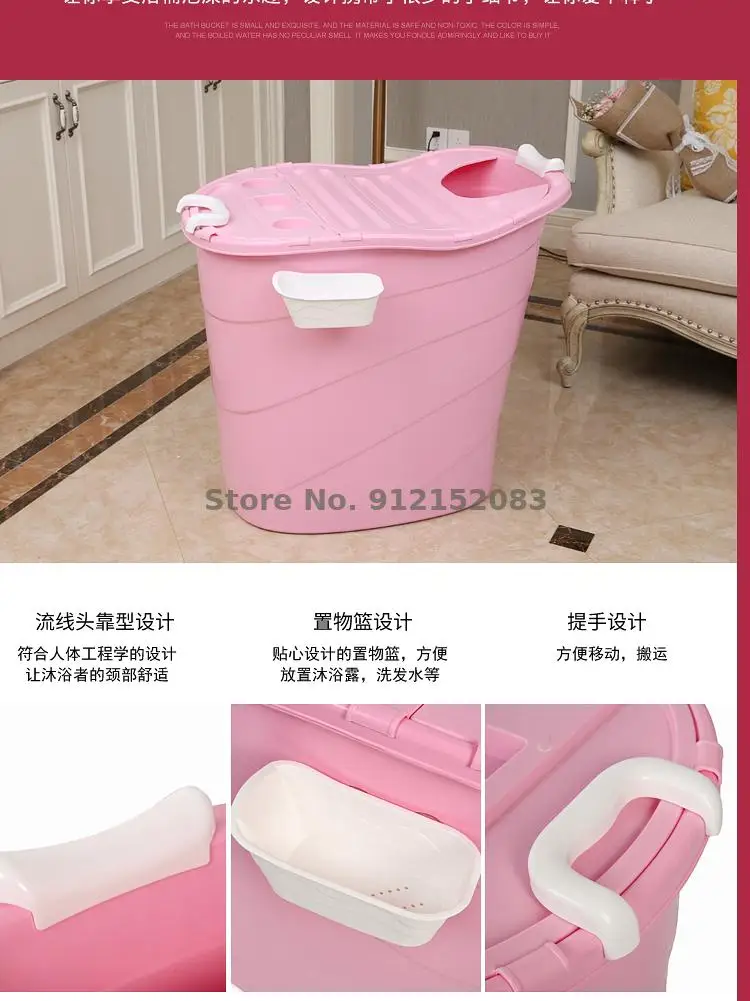 Ванна для взрослых пластиковая бытовая ванна с подогревом всего тела