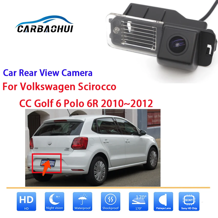 

Rear View Camera For Volkswagen Scirocco CC Golf 6 Polo 6R 2010 2011 2012 CCD Full HD Night Vision Reversing Parking Camera