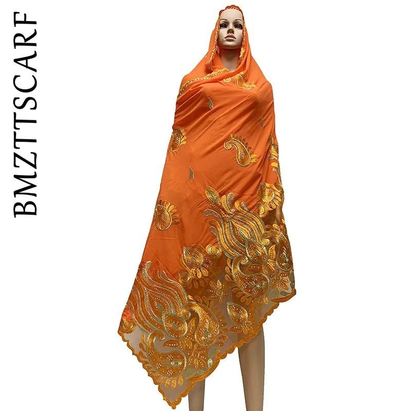 Высококачественные шифоновые шарфы африканские женские шали мягкие с шарф из