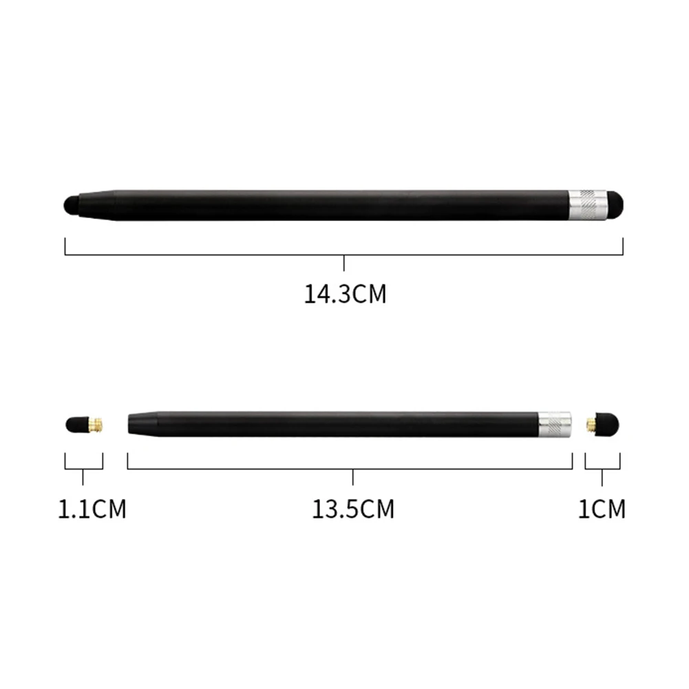 1/2/4pcs Stylus Pen For Touch Screens 2 in 1 Rubber Tips Capacitive Stylus Pencil For Xiaomi Huawei Samsung Andoird Phone Tablet images - 6