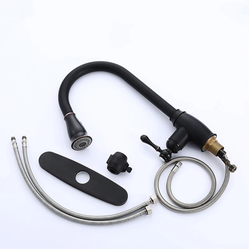 Смеситель для кухни латунный кран горячей и холодной воды крепление на раковину