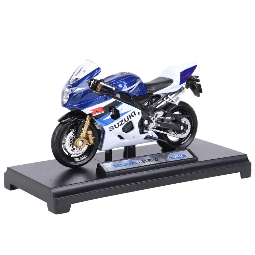 Welly 1:18 Suzuki GSX-R750 литые под давлением автомобили коллекционные хобби модель