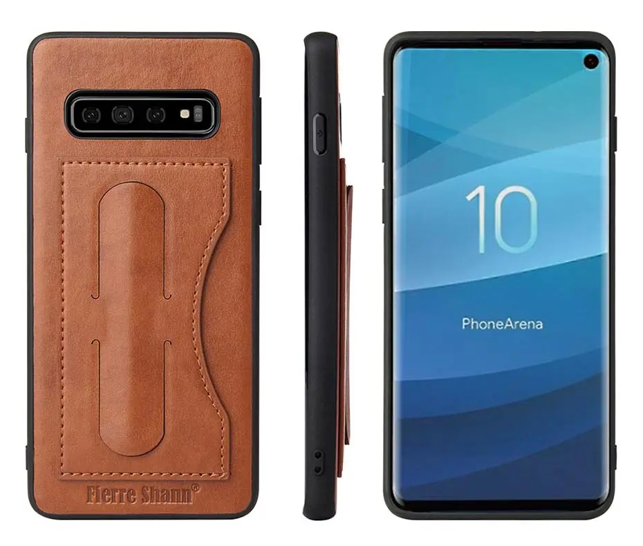 Стиль Невидимый встроенный кронштейн чехол для Note8 Note9 Note10 чехол Модный тонкий держатель для карт для samsung S8 S9 S10 Plus чехол
