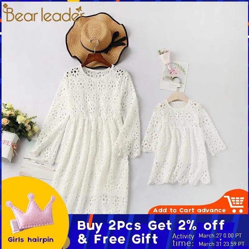 Комплект одинаковой одежды для мамы и дочки Bear Leader Детская футболка в горошек с