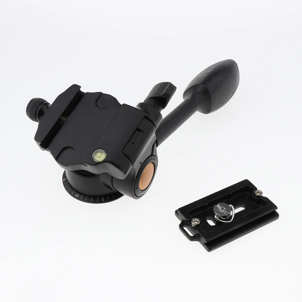 Головка штатива 360 градусов плавное вращение трехмерная наклонная головка из