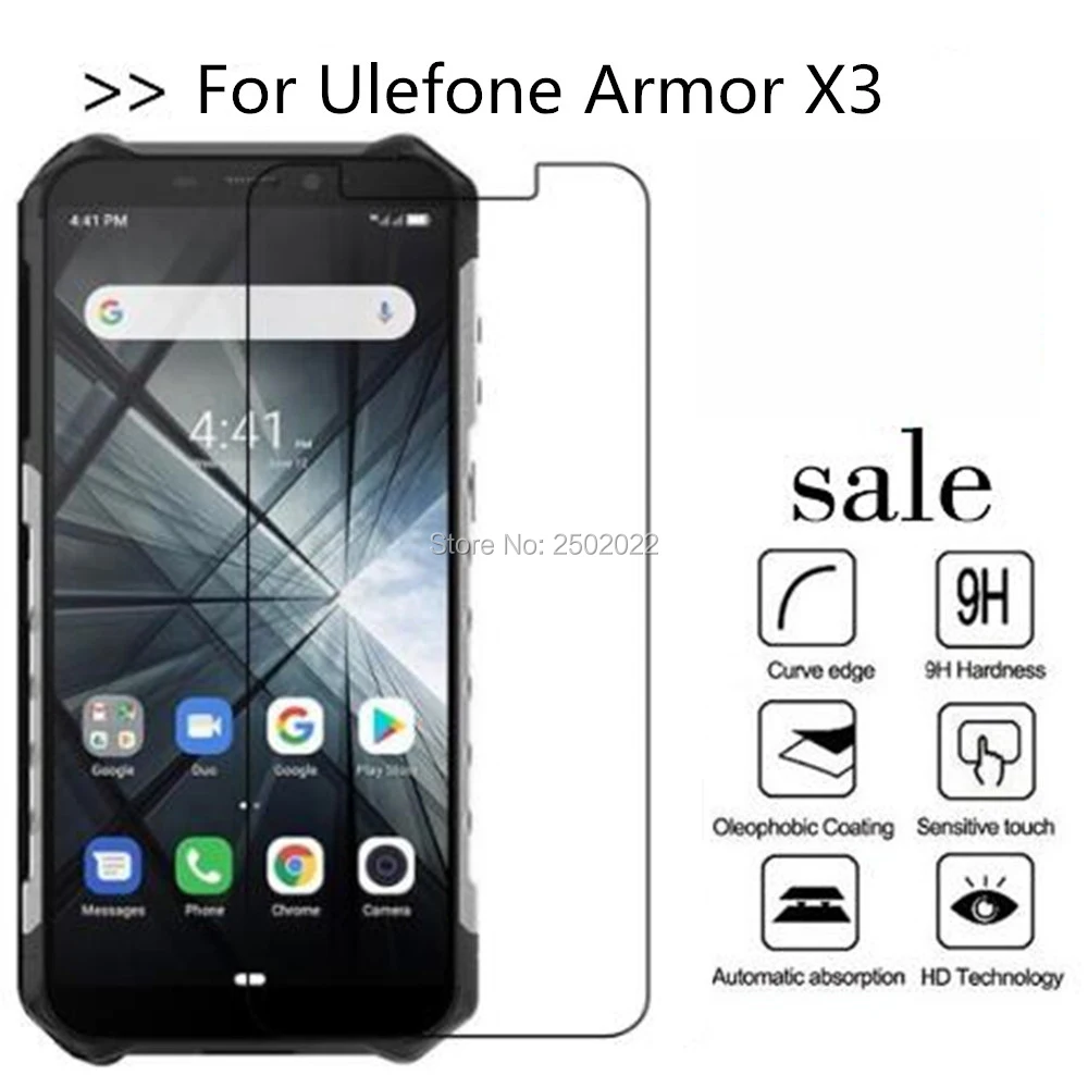 Закаленное стекло для Ulefone Armor X3 Защитное экрана 2.5D 9H Премиум защитная пленка |