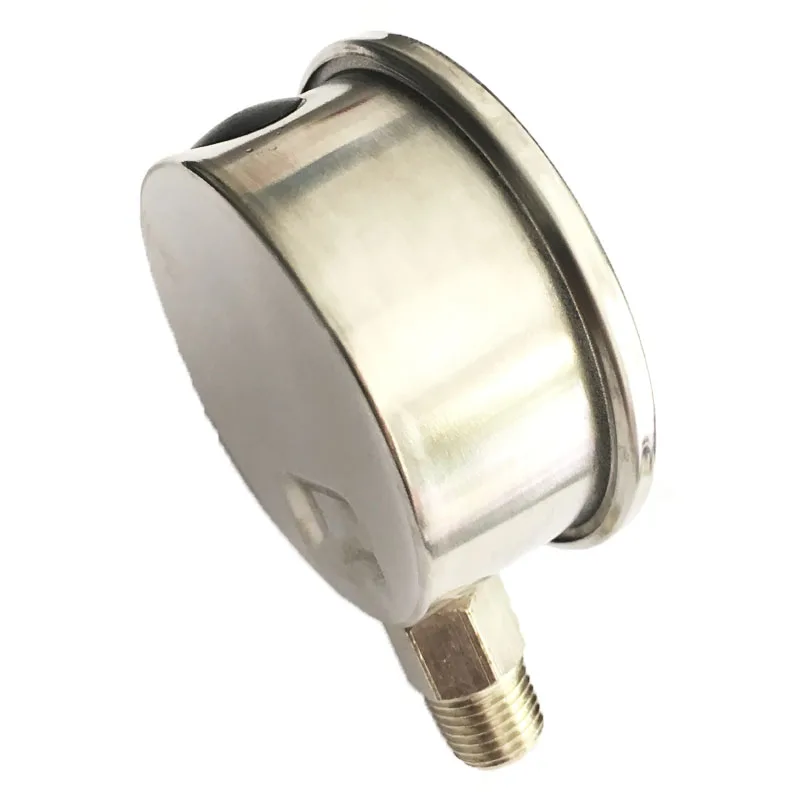 

Fuel Pressure Gauge Liquid 0-200 psiHydraulic Pressure Oil Gauge 60mm 1/4 NPT Liquid Manometer Instruments Stainless Steel Gauge