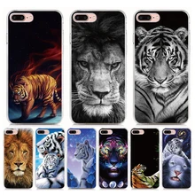 For Moto G50 Edge S G Stylus One 5G ACE G Play E6i 2021 E7i E7 Power P30 Note Silicone Animal Lion Tiger Print Soft Phone Cover