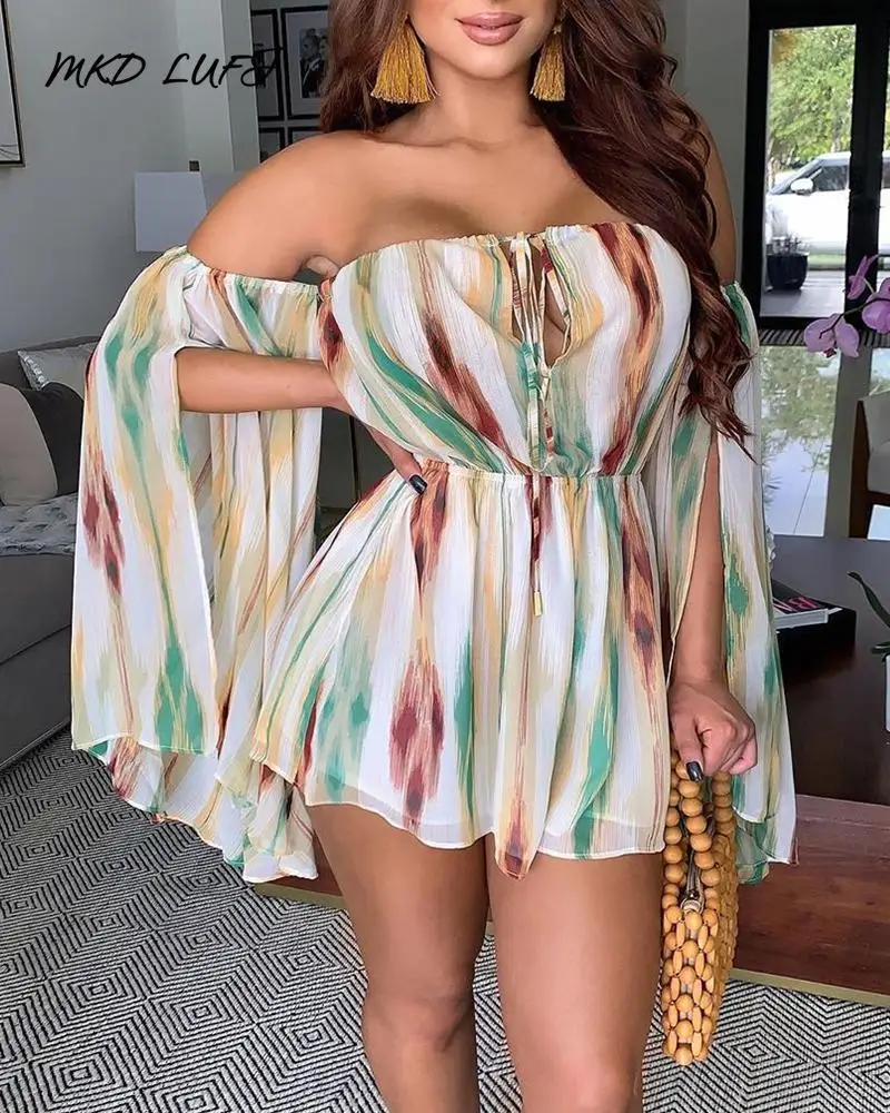 Комбинезон с открытыми плечами|Комбинезоны c шортами| |