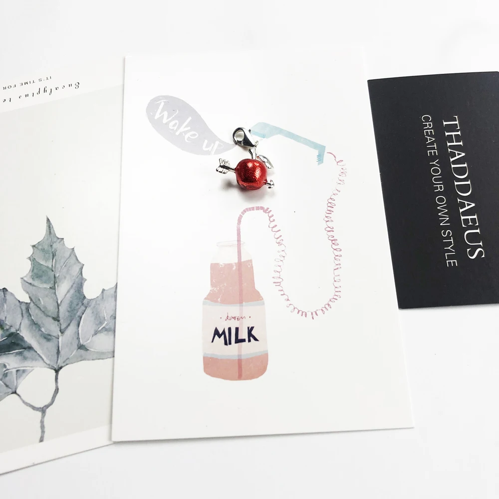 Очаровательная подвеска оптовая продажа стрелка нежное и ярко-красное яблоко