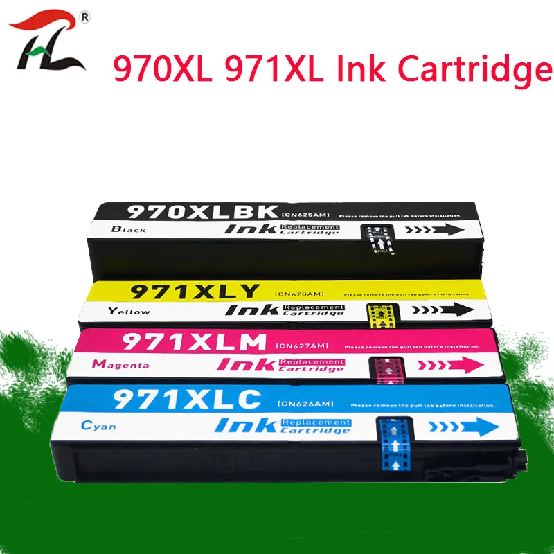 Для HP 970XL 971XL картридж замена для 970 Officejet Pro X451dn X451dw X551 X576dw X476dw X476dn|Чернильные