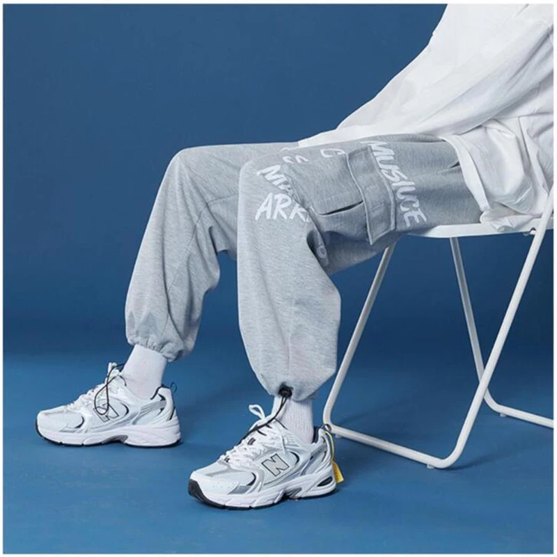 

Women's High Waist Loose Joggers Spring Autumn Cargo Pants Straight Wide Leg Pants Woman Trousers Casual Pants Sweatpants