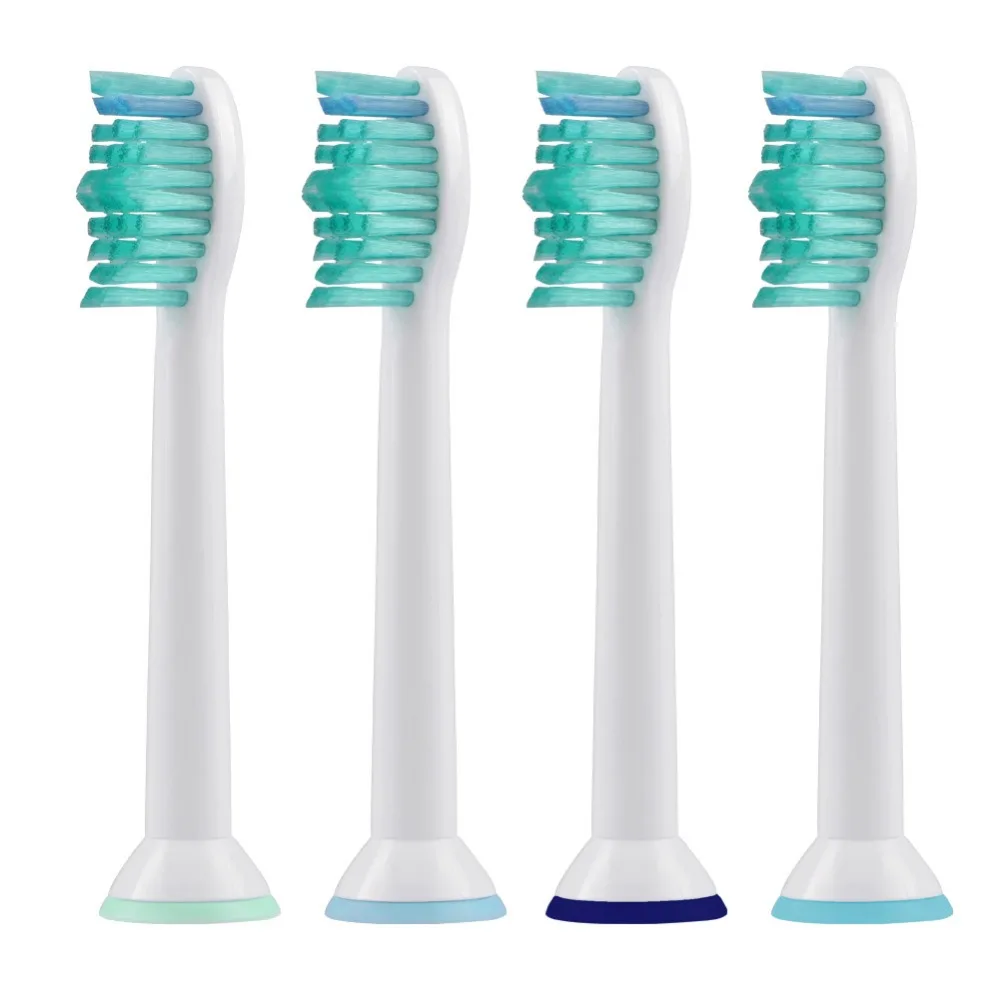 4 шт HX6014 сменные насадки для зубных щеток для Philips Sonicare, насадки для зубных щеток с крышкой и мягкой щетиной