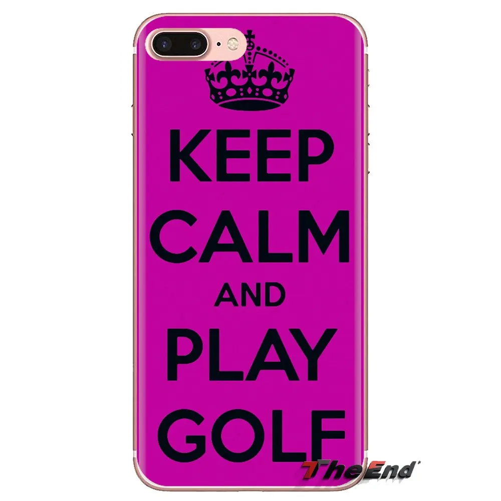 For Huawei Nova 2 3 2i 3i Y6 Y7 Y9 Prime Pro GR3 GR5 2017 2018 2019 Y5II Y6II Transparent TPU Housing Keep Calm And Play Golf UK |
