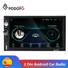 Автомагнитола Podofo, универсальная стереомагнитола на android, с GPS, Bluetooth, Wi-Fi, 7 ''экраном, типоразмер 2 din