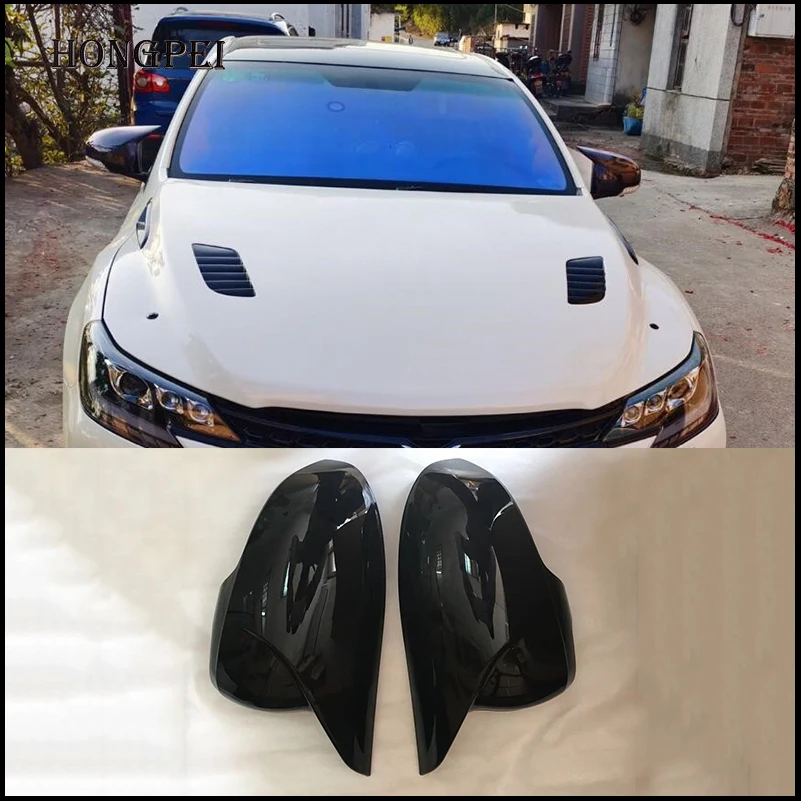Стайлинг автомобиля внешнее зеркало заднего вида с рожками чехол для Toyota Mark X Reiz