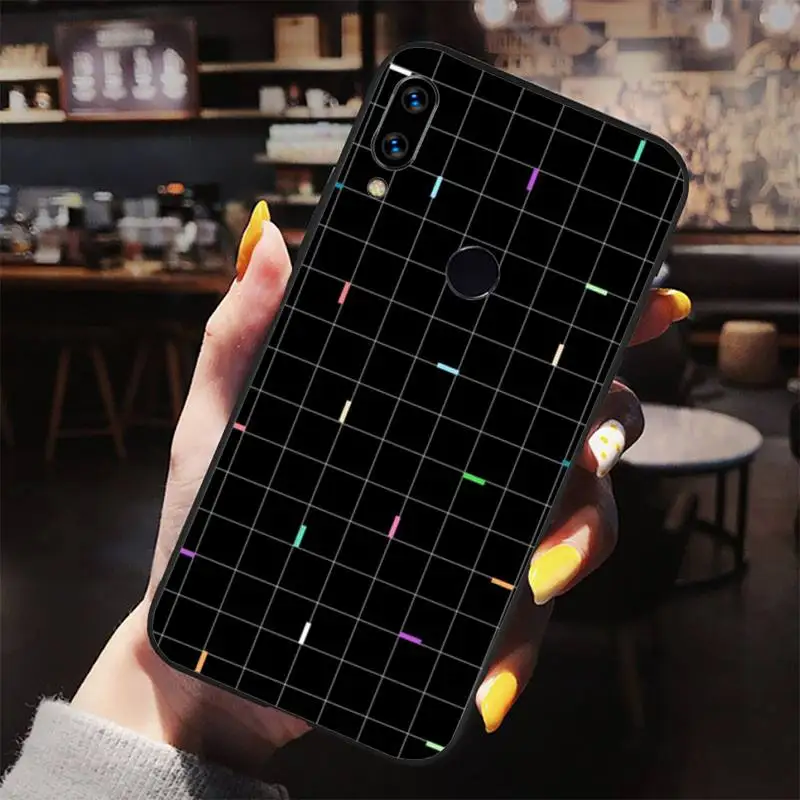 

Checkered geometry aesthetics Phone Case For Xiaomi Redmi note 4 4X 8T 9 9s 10 K20 K30 cc9 9t pro lite max