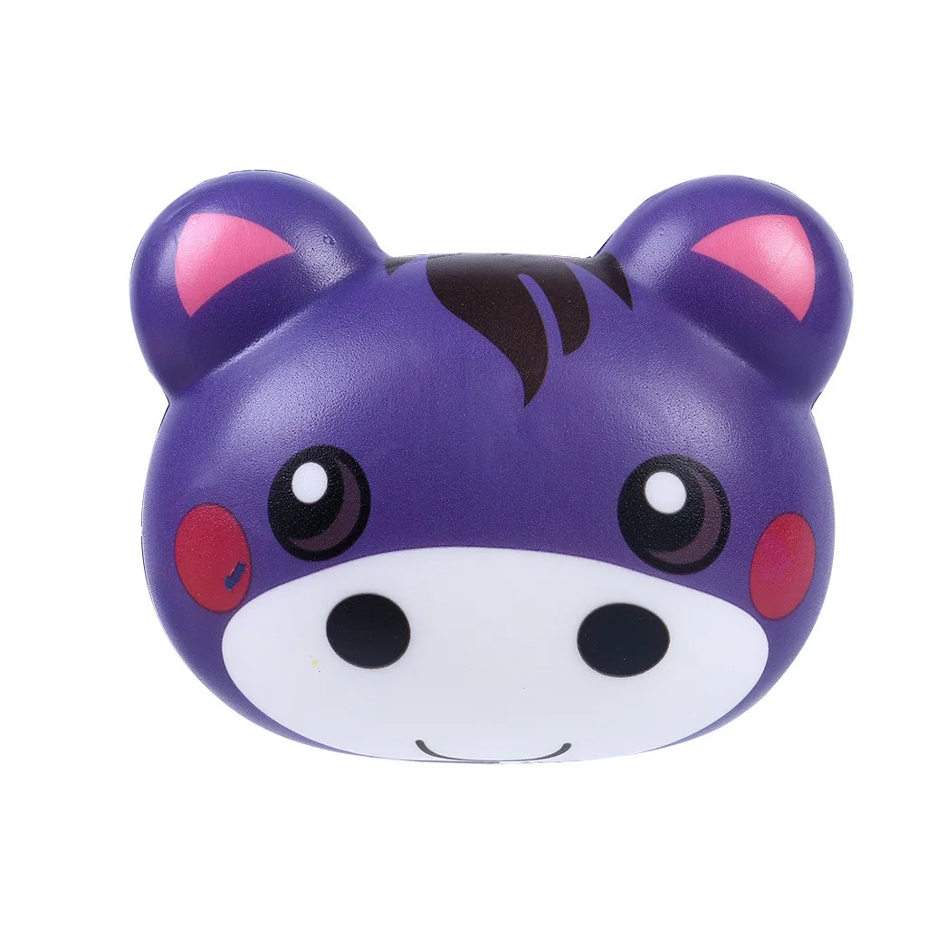 Мультфильм животных Медведь шаблон медленно растет забавная игрушка против