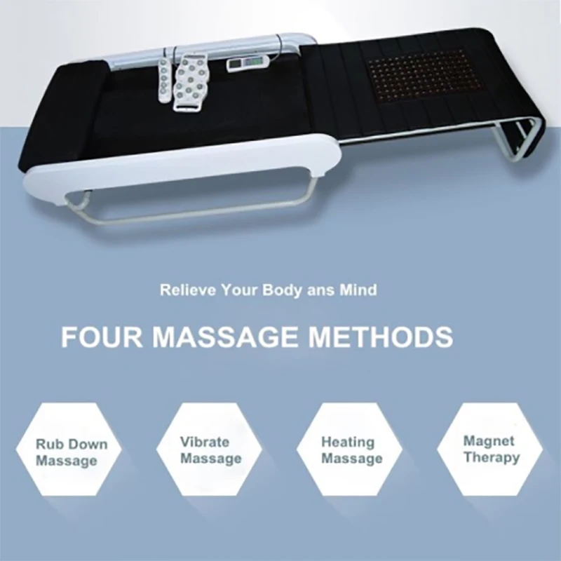 Массажный стол портативный шиацу инфракрасная терапия подогрев V3 массажная