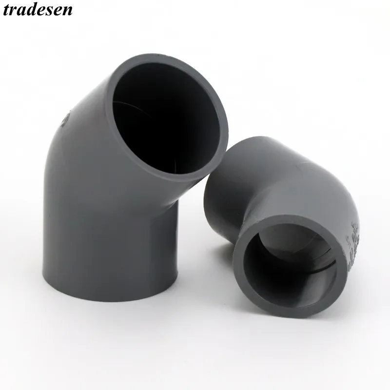 Соединитель для полива сада 45 градусов 1 шт. серый размеры 20-63 мм | Обустройство