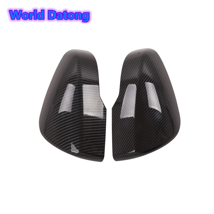 Чехол для зеркала заднего вида боковое крыло 2 шт. углеродное волокно серебристый