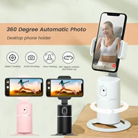 adjustable mobile phone desktop stand smart ai face recognition tracking stabilizer 360%c2%b0 rotation video shooting phone holder