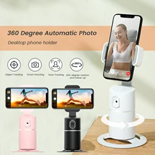 Adjustable Mobile Phone Desktop Stand Smart AI Face Recognition Tracking Stabilizer 360° Rotation Video Shooting Phone Holder