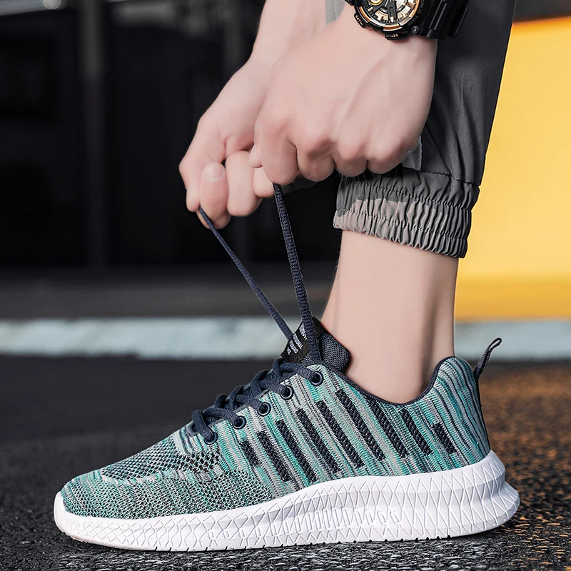 

Plus Size Light Men Walking Shoes Men's Trainers Sport Shoes Outdoor Walkng Jogging Shoes Trainer Athletic Shoes Men Sneakers