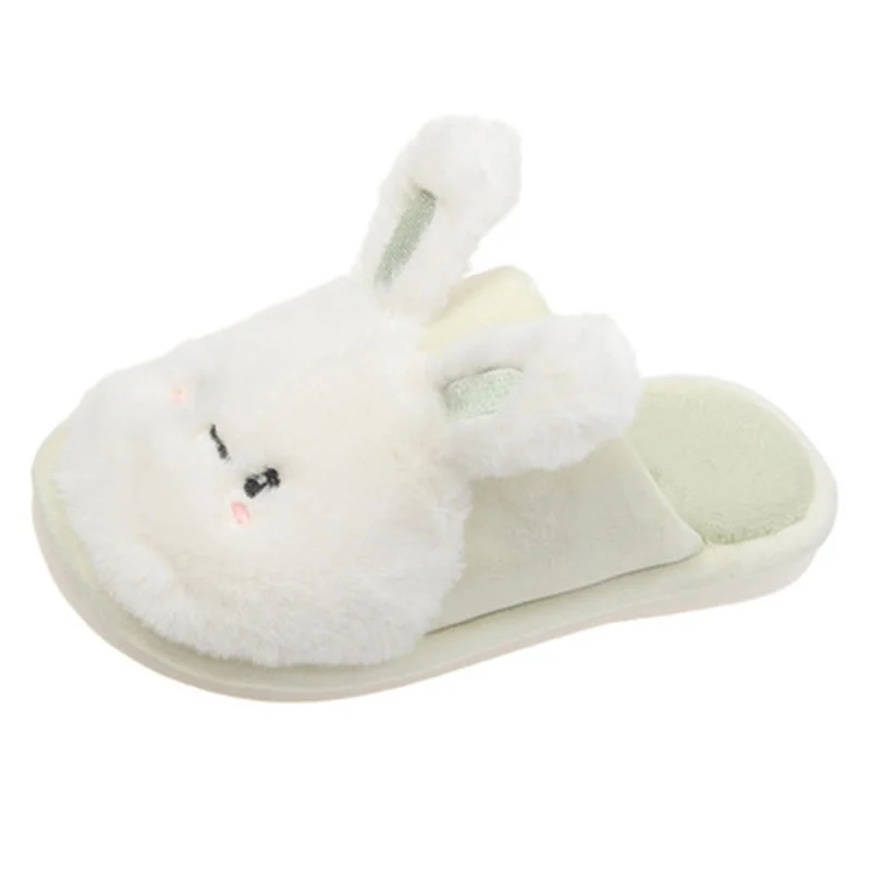 

Net red girl heart lovely cotton slippers women wear new autumn 2021 indoor home antiskid maternity wool shoes