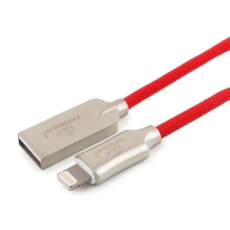 Accessory Gembird Cablexpert Platinum USB AM / Lightning 1m Black CC-P-APUSB02Bk-1M White Red Gold Blue Mobile Phone Cables Accessories Phones