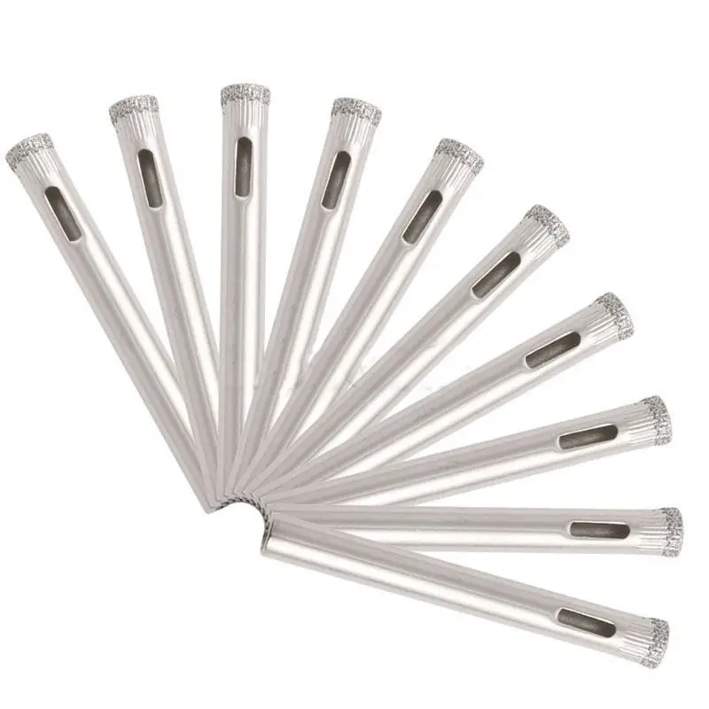 Новинка 10 шт. 6 мм Алмазное напыление бит пустотелого сверла диаманта кольцевая