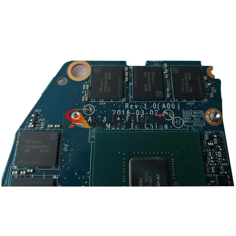 Bestellen LA-F612P Laptop Motherboard Für Dell G3 17-3779 15-3579 Original Mainboard I5-8300H GTX1060-6GB