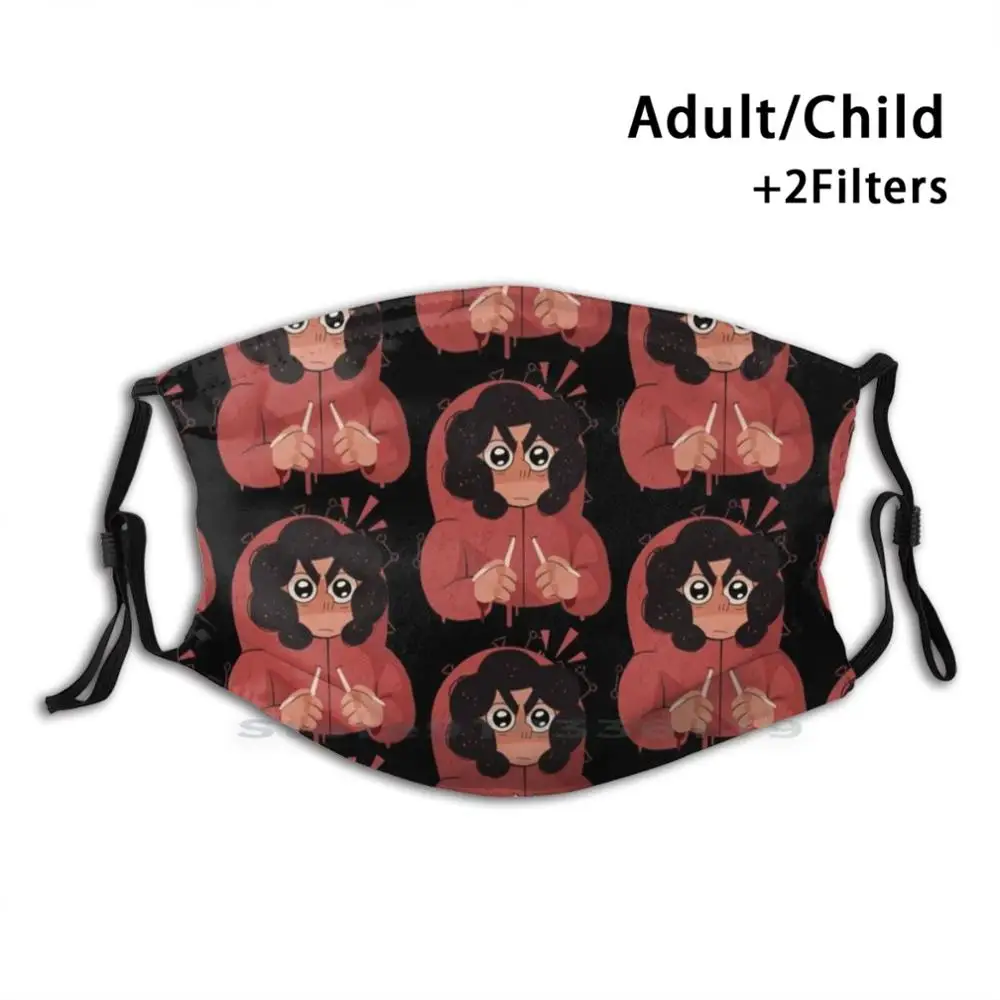 

Многоразовая маска Angy Steven Print Pm2.5, фильтрующая маска для лица, Детская универсальная маска Stevenuniverse Steven Universe Su