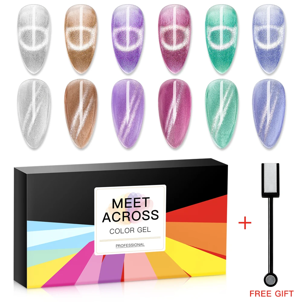 6 шт. набор магнитных гель-лаков | Красота и здоровье