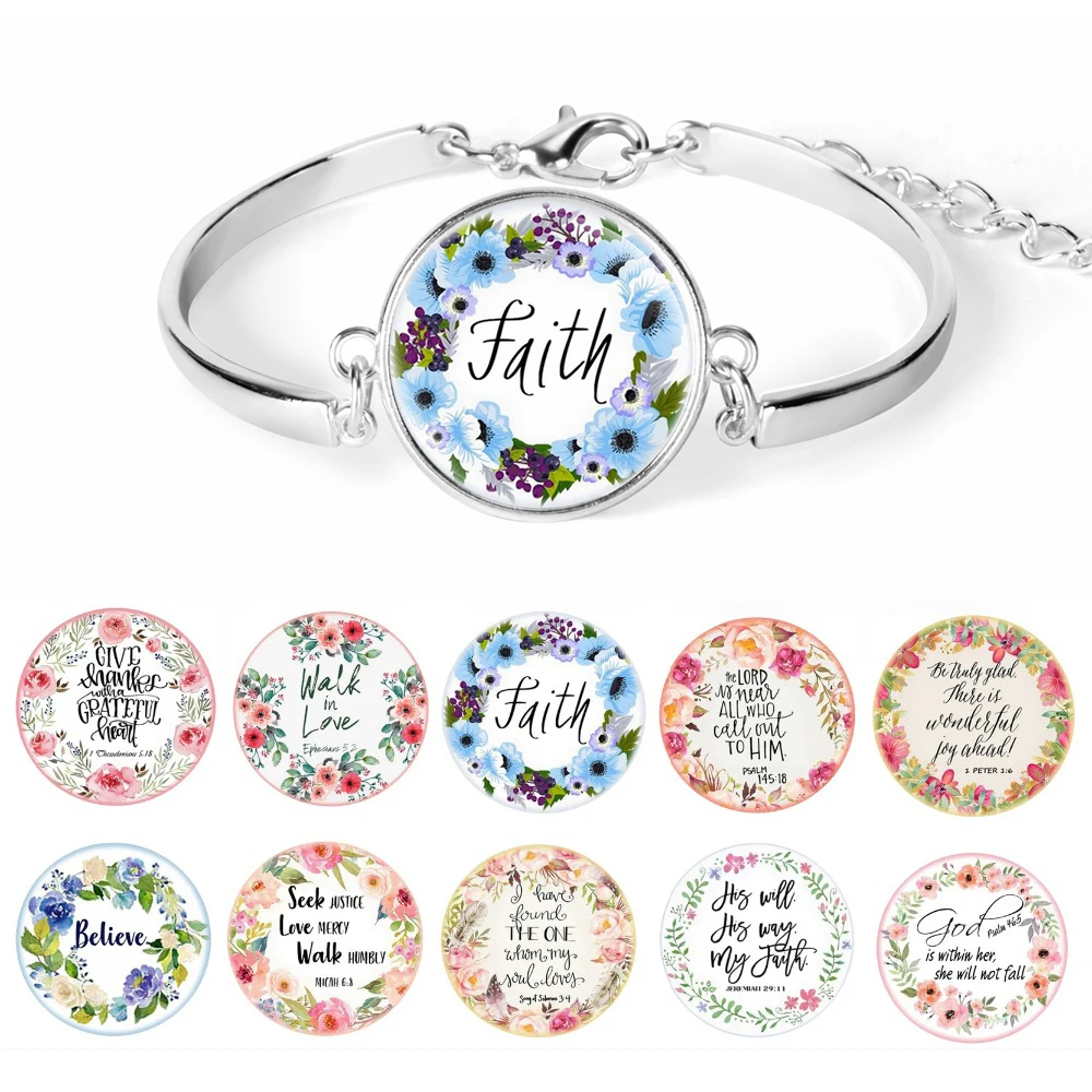 Браслет с изображением Библии Бог внутри нее она не будет падать на христианские