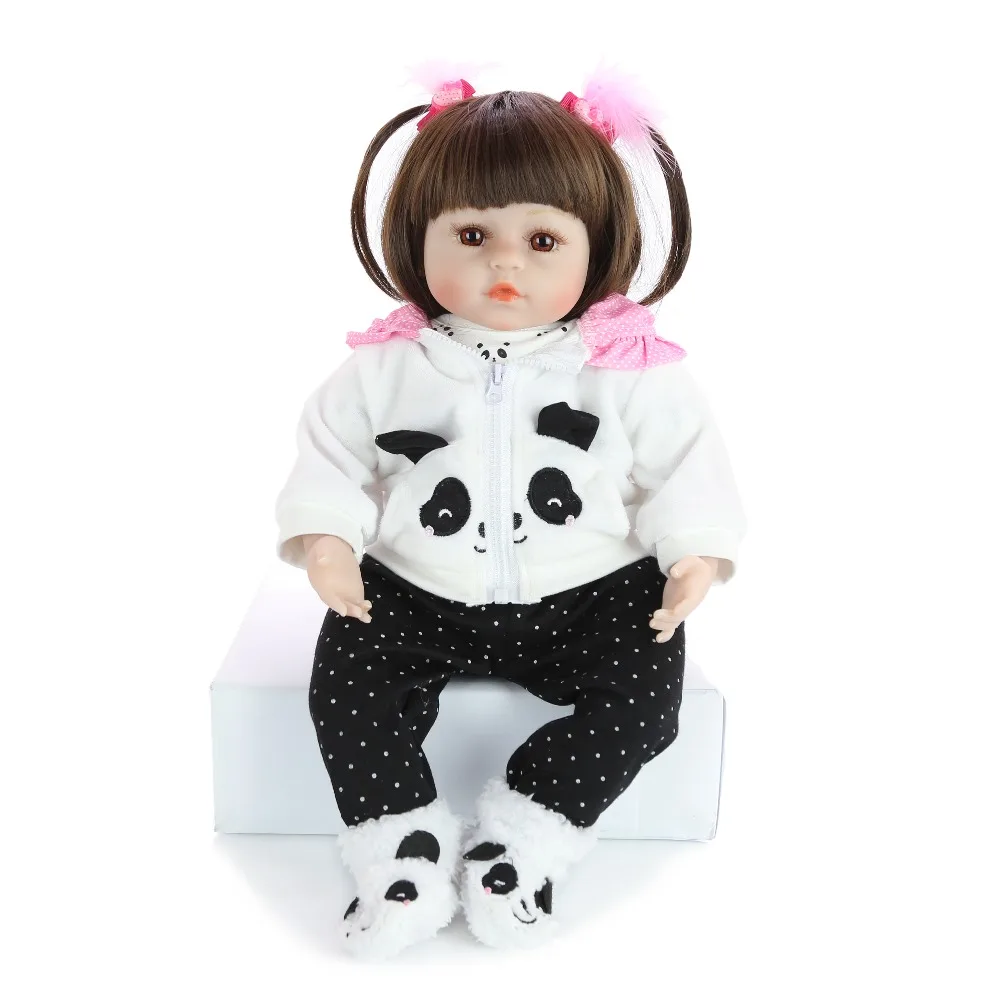60cm Soft Silicone Reborn Baby Dolls Lifelike 24 Inch bebes Menina Princess Girl Doll Children Birthday Gifts | Игрушки и хобби