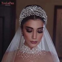 youlapan hp415 rhinestone bridal headband woman tiara and crown wedding hair accessories bride headdress banquet headwear