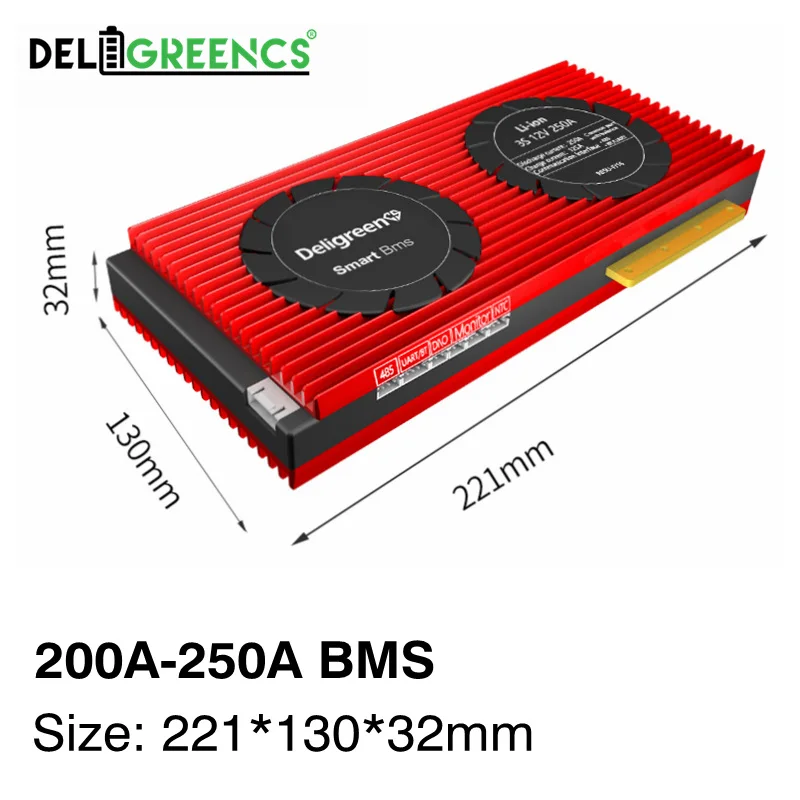 LiFePO4 Smart BMS 4S 250A 8S 16S 200A Bluetooth for 12V Battery Pack 48V Daly | Электроника