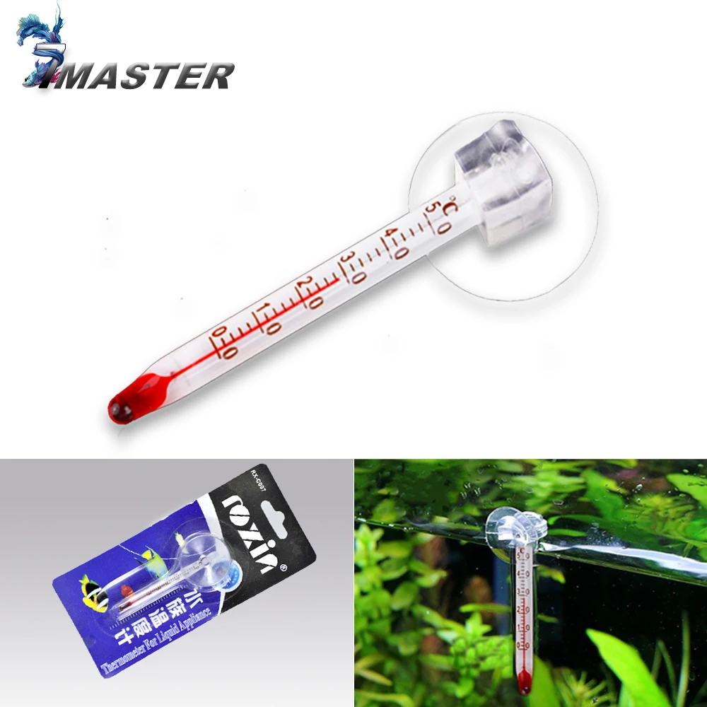 Погружной мини-термометр для аквариума измерение температуры воды 0 ~ 50 градусов