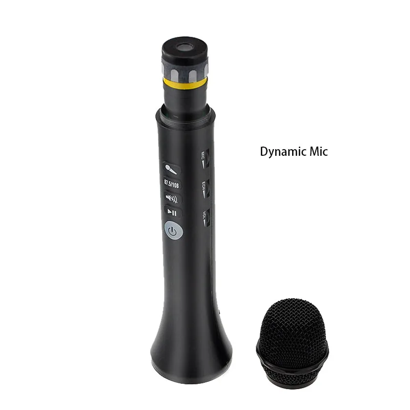 Портативный беспроводной Bluetooth микрофон для караоке 15 вт|Микрофоны| |