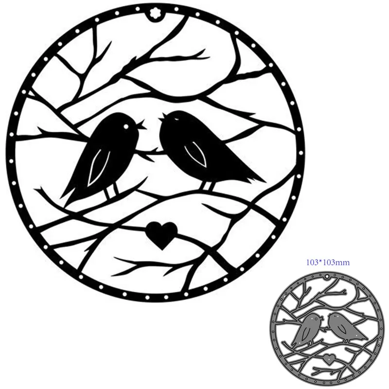 Металлические штампы для вырезания форма животных Птицы Украшение скрапбукинга