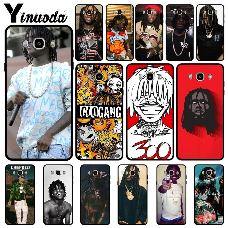 Умный чехол Yinuoda Chief Keef черный мягкий для телефона Samsung J6 puls J7 J730 J8 J2 PRIME Pro 2018 J4