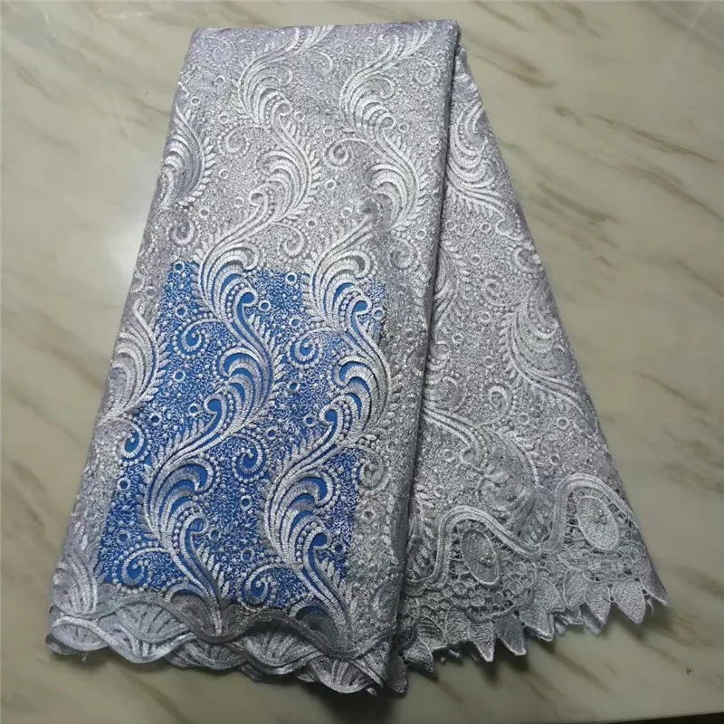 Горячая продажа желтый французский швейцарский Тюль гипюр кружевная ткань 2020