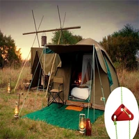 tent accessories triangle aluminum alloy camping tent wind stopper rope adjuster buckle tentorial wigwam buckles wholesale price