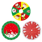 1 шт., Рождественский напольный коврик для украшения новогодней елки