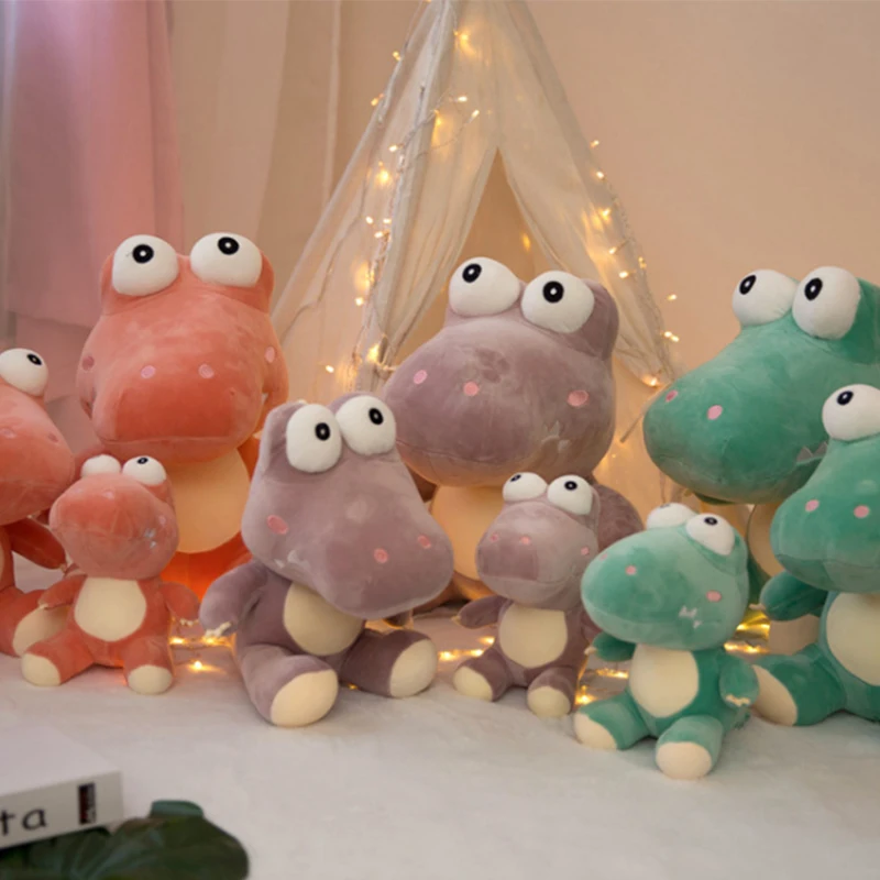 

25-50CM New Cute Big Eyes Crocodile Pillow Plush Toy Sleeping Pad Pillow Sofa Home Car Decoration Plush Toy Birthday Gift
