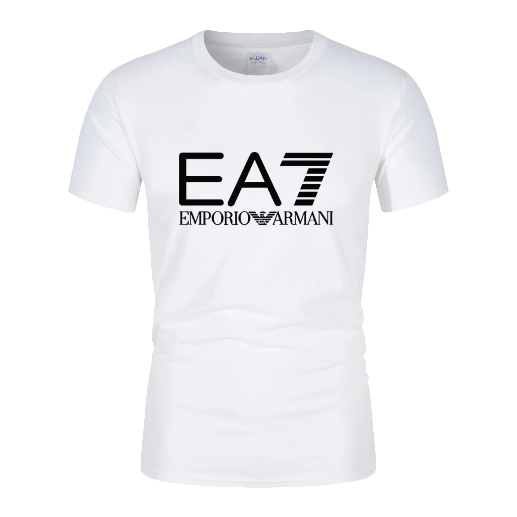 

New hot-selling brand polyester letter printing interesting O-neck fashion men's T-shirt tops