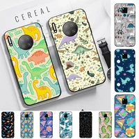 fhnblj cute dinosaur baby fashion phone case for huawei mate 20 10 lite pro x honor paly y 6 5 7 9 prime 2018 2019