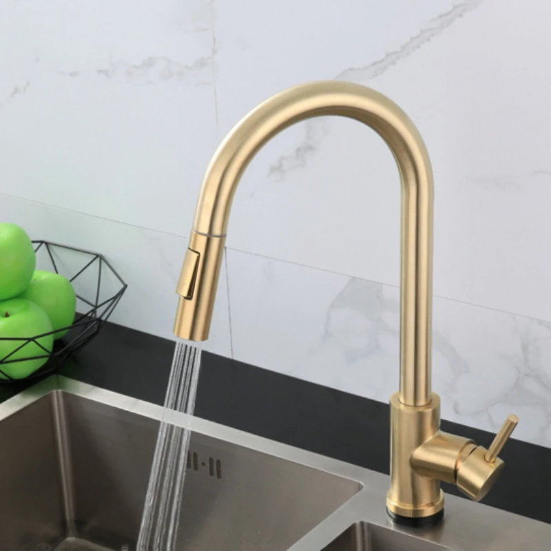 

Home Decor Accessories For Room Touch Kitchen Faucet With For Sink, Single Hole Single Handle Touch-free Faucet Stainless Steel